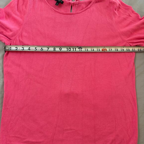 Talbots 3/4 Sleeve, Scoop Neck, Light Weight, Bow Detailed, Sweater- 1X - Picture 6 of 7
